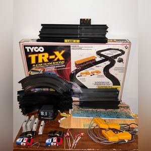 Tyco TR-X 4-Car Team Racing (6223) - 1985.